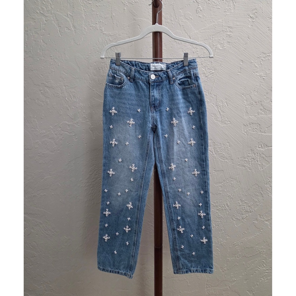 P227. Banjara Pearl Embellished Jeans Size 1/24‎
